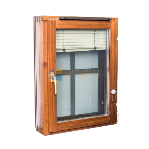 Деревянное окно из сосны и алюминия, профиль 210 мм